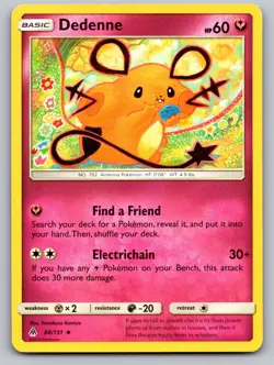 Dedenne 88/131 Uncommon Forbidden Light Pokemon Near Mint - Image 1
