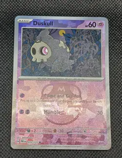 Duskull (Master Ball Pattern) Prismatic Evolutions 035/131 Holo Pokemon NM - Image 1