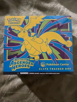 Ascended Heroes Pokemon Center ETB (Elite Trainer Box) SEALED *IN HAND* - Image 1