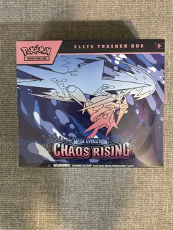 Pokemon TCG Mega Evolution Chaos Rising Elite Trainer Box Sealed - Image 1