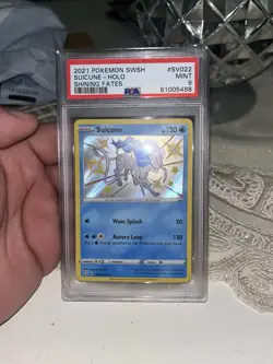2021 Pokemon SWSH Suicune Holo Shining Fates #SV022 PSA 9 MINT - Image 1