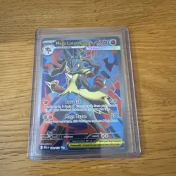Pokemon Mega Lucario ex 160/132 Me01: Mega Evolution Ultra Rare Full Art Holo - Image 1