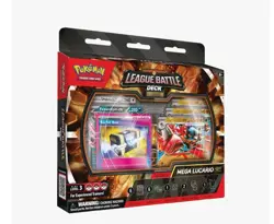 Pokemon Mega Lucario ex League Battle Deck Sealed 6 Box Case - Image 1