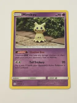 Mimikyu 97/236 Pokemon Cosmic Eclipse Non-Holo Rare Yuka Morii NM - Image 1