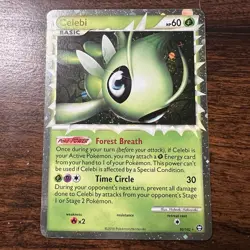 Pokemon TCG Celebi Prime 92/102 Triumphant Holo Ultra Rare English HP 60 - Image 1