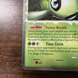 Pokemon TCG Celebi Prime 92/102 Triumphant Holo Ultra Rare English HP 60 - Image 4