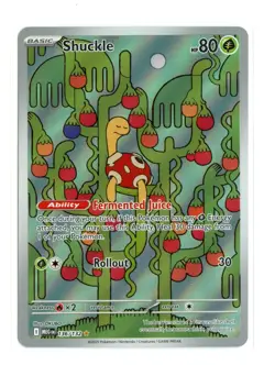 Shuckle 136/132 Illustration Rare Holo ME01: Mega Evolution Pokemon NM - Image 1