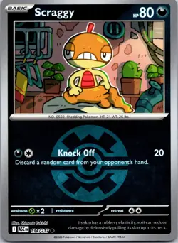 Scraggy (Quick Ball) 134/217 Common Ascended Heroes Pokemon Reverse Holo NM - Image 1
