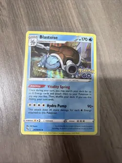 Blastoise 017/078 Holo Pokemon GO - Image 1