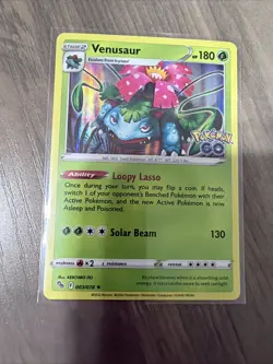 Venusaur Holo Rare Pokemon GO 003/078 NM - Image 1