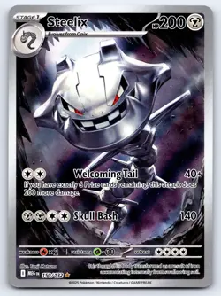 Steelix 150/132 Illustration Rare Mega Evolution Pokemon Near Mint - Image 1