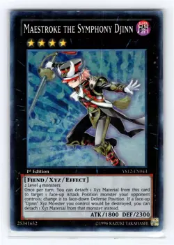 Yu-Gi-Oh! Maestroke the Sympho... | YS12-EN043 | 1st Edition | NM/M | Super Rare - Image 1