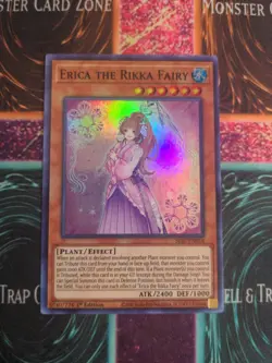 Yu-Gi-Oh! Erica the Rikka Fairy SESL-EN018 1st Edition Super Rare NM - Image 1