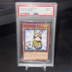 Yu-Gi-Oh! Rescue Rabbit Parallel Rare eFootball Promotional EFC1-en001 PSA 10 - Image 1