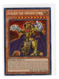 Eldlich the Golden Lord RA01-EN019 Secret Rare 1st Ed 25th Anniversary Yugioh NM - Image 1