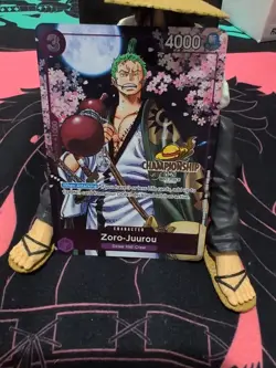 Zoro-Juurou Event Pack Vol.5 OP05-067 One Piece Promo Gold Championship - Image 1