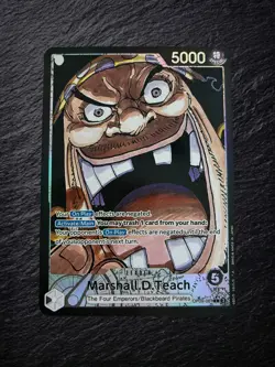 One Piece Marshall D. Teach OP09-081 Alt Art/Parallel Rare Custom/Fan-Art - Image 1