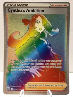 Pokemon Cynthia's Ambition 178/172 Brilliant Stars SWSH SECRET RARE TRAINER - Image 2