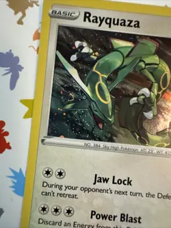 Rayquaza SWSH029 Holo Black Star Promo Pokemon SWIRL NM - Image 3
