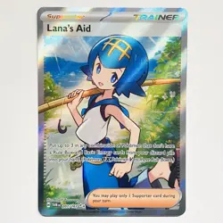 Pokemon TCG Lanas Aid 207/167 Ultra Rare Full Art Trainer Twilight Masquerade NM - Image 1