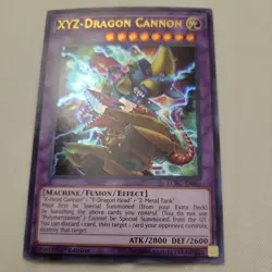 Yugioh XYZ-Dragon Cannon LCKC-EN061 Ultra Rare 1st Ed NM - Image 1