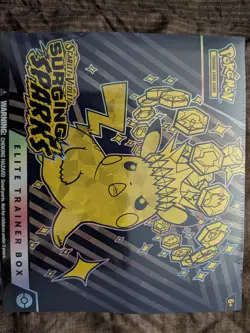 Pokemon Scarlet & Violet Surging Sparks Elite Trainer Box ETB Sealed - Image 1