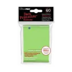 Ultra Pro Small Card Sleeves Undersized Sleeves - Solid Lime Green (60) New - Image 1