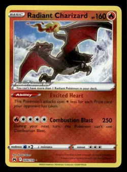 Pokemon TCG #020/159 Radiant Charizard - Image 1