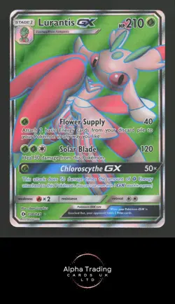Lurantis GX (Full Art) 138/149 Holo Ultra Rare SM Base Set Pokemon Near Mint - Image 1