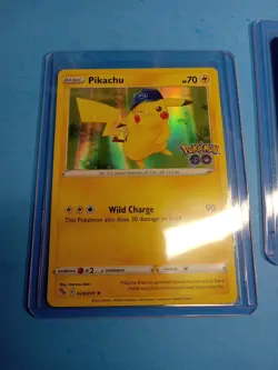Pokemon Pikachu TCG Holo Rare Card Pokemon Go Promo 027/078 Black Start X2 NM - Image 4