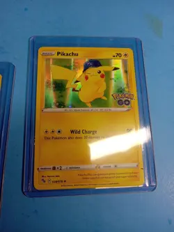 Pokemon Pikachu TCG Holo Rare Card Pokemon Go Promo 027/078 Black Start X2 NM - Image 5