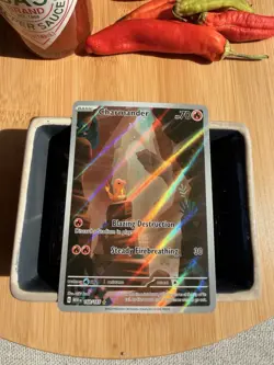 Pokemon Charmander 168/165 SV 151 Illustration Rare Holo English 2023 - Image 3