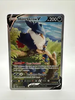 Pokemon TCG Brilliant Stars Alt Art Honchkow V 162/172 Holo Near Mint - Image 1