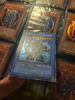 YuGiOh TCG 1st Edition Demise, King of Armageddon - Ultimate Rare SOI-EN035 - Image 2