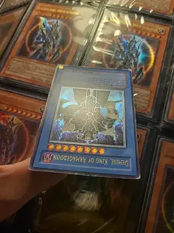 YuGiOh TCG 1st Edition Demise, King of Armageddon - Ultimate Rare SOI-EN035 - Image 3