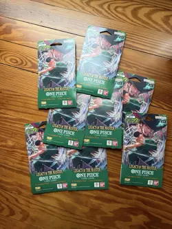 One Piece OP-12 Legacy Of The Master 12-Card Sleeved Booster Pack Lot of 8 - Image 4