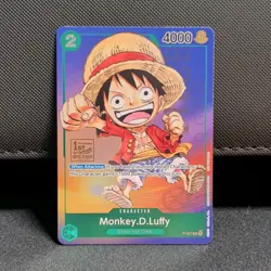 One Piece Monkey.D.Luffy P-037 Promotion Cards Promo Holo Character 4000 English - Image 1