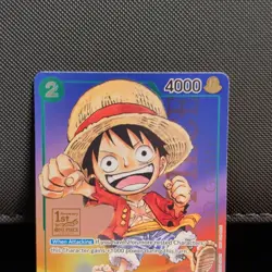 One Piece Monkey.D.Luffy P-037 Promotion Cards Promo Holo Character 4000 English - Image 2