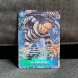 One Piece Mr.3 (Galdino) OP09-056 Emperors Special Rare Foil 5000 English - Image 1
