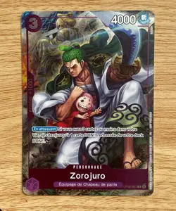 One Piece Zoro-Juurou OP05-067 RARE FRENCH PROMO 1st Anniversary - Image 1