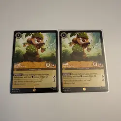 Disney Lorcana Wilds Unknown Dale Ready for His Shot Legendary Regular Lot Of 2 - Image 1