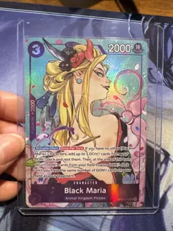 Black Maria (Illustration Box Vol.2) OP08-074 One Piece Promotion Cards Foil - Image 1