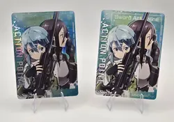Union Arena Sword Art Online Sinon Action Point Card Foil English/ With Base - Image 1