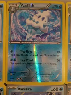 12 Vanillite Vanillish Vanilluxe Pokemon Cards Cute Collection 🍦 ❄ - Image 3