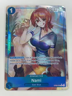 Nami (Alt Art) OP09-050 R Emperors in the New World ONE PIECE Card Game English - Image 1