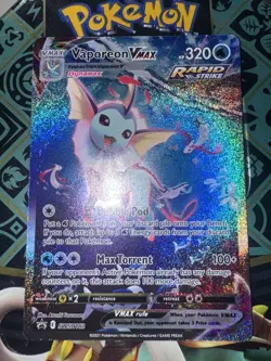 Pokemon Vaporeon VMAX #SWSH182 Sword & Shield Promo Card NM/Near Mint 2021 #1 - Image 1