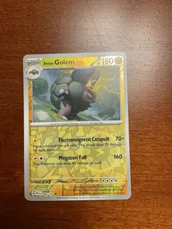 Alolan Golem 046/159 Journey Together Reverse Holo Pokemon TCG Card - Image 1