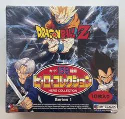 Dragon Ball Z Booster Box Hero Collection Series 1 Factory Sealed Card Packs - Image 1
