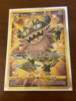 Galarian Perrserker 205/192 Rebel Clash - Pokemon Card - NM - Image 1