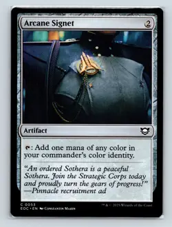 MTG Arcane Signet C Commander: Edge of Eternities EOC 53 NM - Image 1